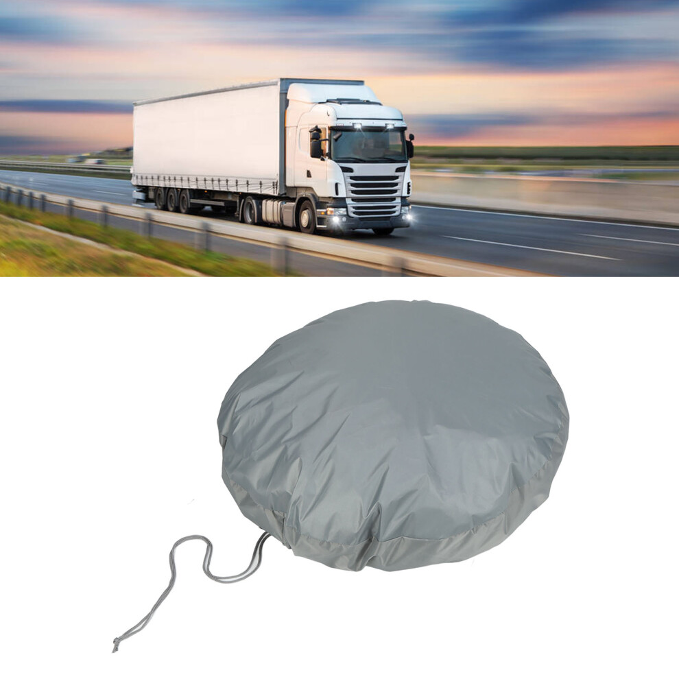 Universal Waterproof Tire Cover For Car, Motorhome, Boat, L Grey 3321383432347
