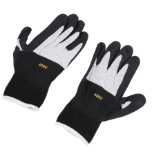 Isolierte Elektrikerhandschuhe 400V 8x24 cm Gummi