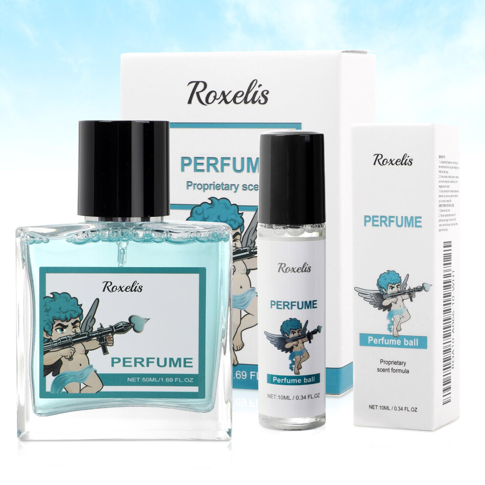 Pheromone Cologne for Men with LongLasting Scent, TravelFriendly Dual Set 50ml and 10ml