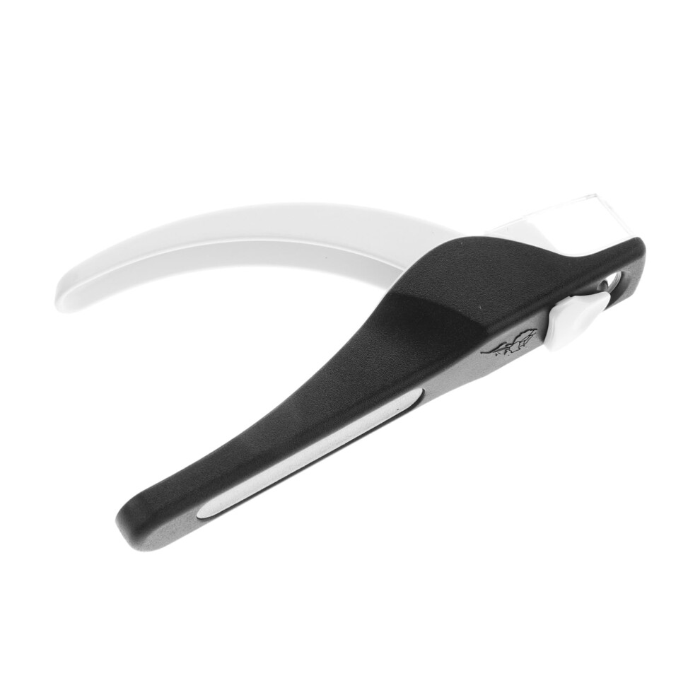 Nail Clippers for Acrylic Nails with Splash Guard, Ergonomic UShape Professional Nail Tip Cutter