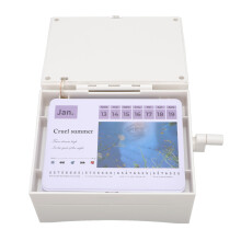 2025 Piano Calendar with 15 Keys, 52 Music Scores, Bluetooth Rechargeable, White