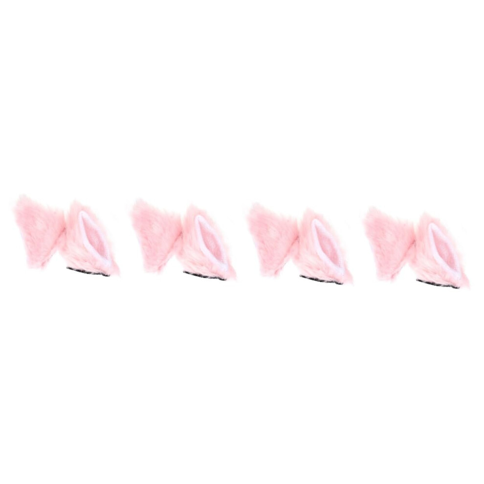 Cat Ear Helmet Accessories Plush Decorations For Easy Helmet Personalization Lightweight Cute Design 4 Pairs 9070919995095
