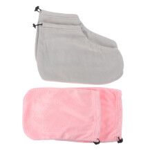 Washable Paraffin Wax Gloves and Booties for Heat Retention and Deep Hydration Hand Foot Care