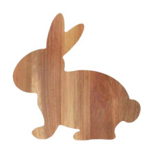 Large Wooden Cutting Board for Cheese and Bread Serving, Durable Natural Wood Chopping Board