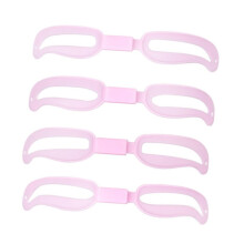 Eyebrow Shaping Kit with Reusable Handheld Stencils for Natural Brow Grooming, 5 Sets for Women