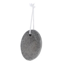 Pumice Stone for Feet Callus Removal Natural Lava Foot Scrubber Ergonomic Oval Pedicure Tool Black