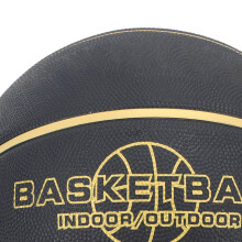 Black Rubber Basketball for Teen Training