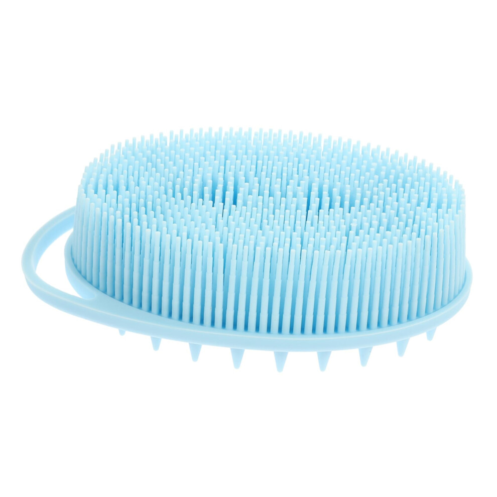 Silicone Bath Brush with DualSided Soft Bristles for Gentle Exfoliation and Sensitive Skin Care