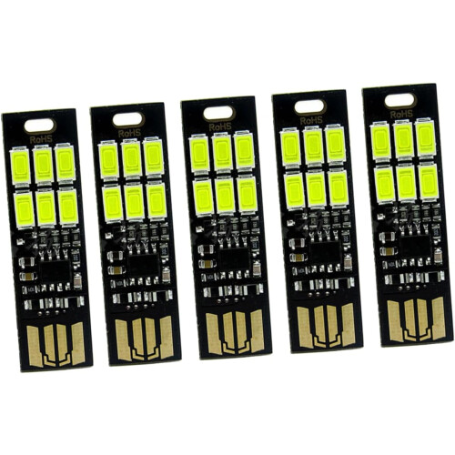 15pcs USB Rechargeable LED USB Light with Touch Control for Camping Hiking and Work Emergency Lighting 2