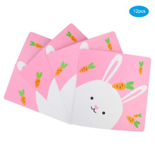 Adorable Animal Print Mat Non Slip Surface Frosted Finish Table Protection Mat Set Eco-Friendly Mat for Dining Tables Kitchens and Holiday Decorations