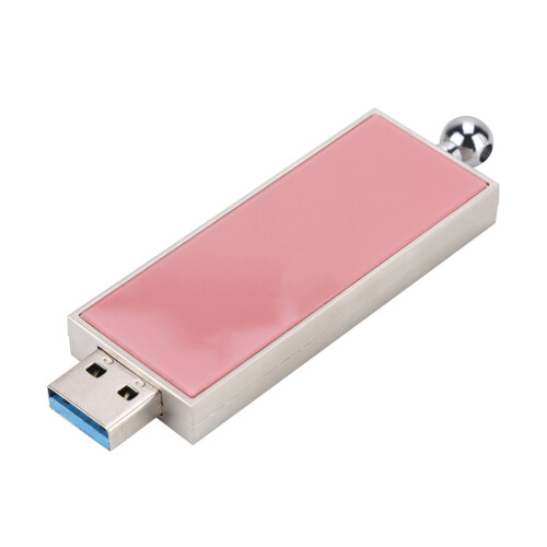 Slide Type USB Drive With Convenient Carrying Strap16GB High Speed Compatible With AV Devices Push Pull Shield Design