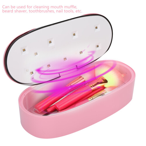 Portable Mini Nail UV Cleaner, Double Pot Structure With Infrared Sensor And Adjustable Temperature Settings For Safe And Efficient Use 1
