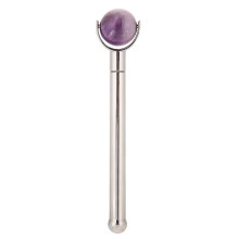 Cruelty Free Facial Roller Natural Jade Vibrating Massager Skincare Tool For Sculpting Depuffing Eco Friendly Vegan Beauty Tool