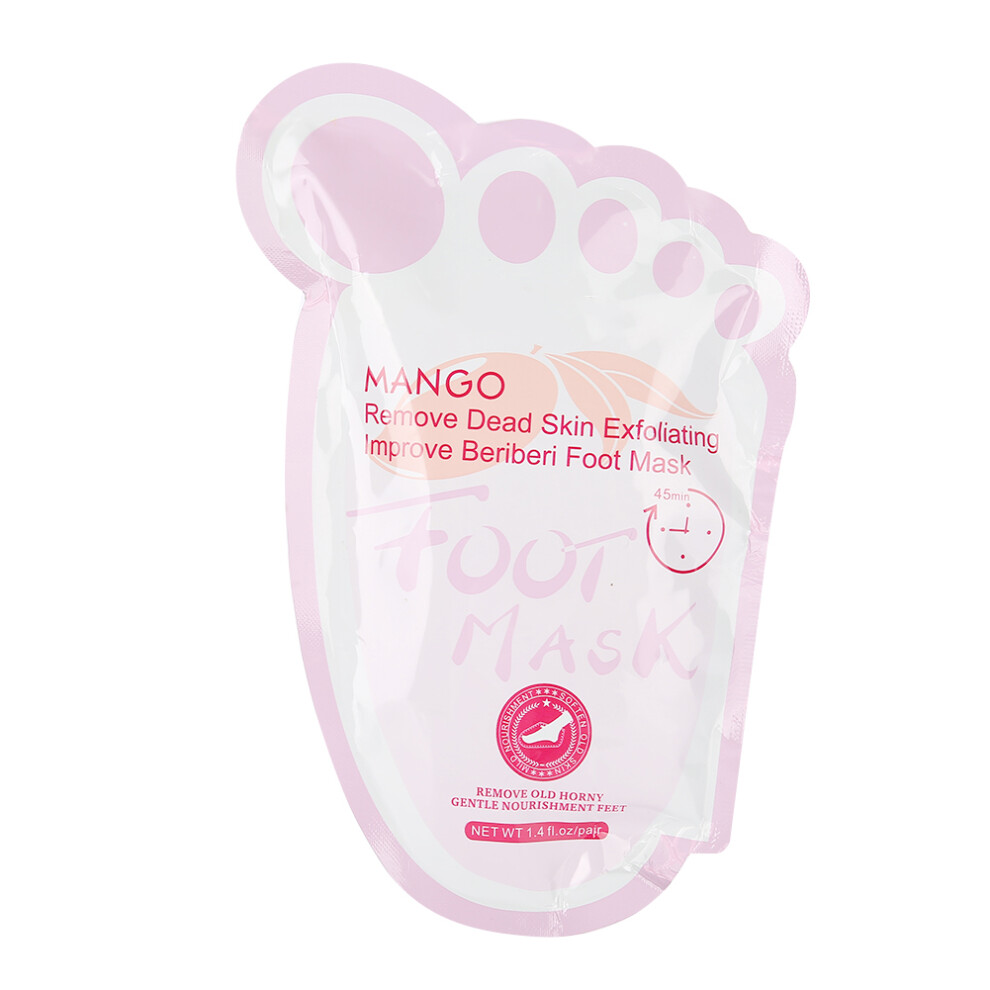 Yellow Foot Mask For Dry Rough Skin, Removes Dead Skin And Whitens Feet Exfoliating Smooth Feet Treatment Baby Soft Touch Foot Peel Botanical Blend
