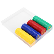 Counting Counters With Storage Case, Safe Material Stacking Chips For Educational Games Vibrant Opaque Plastic Disks For Kids Math Learning Fun