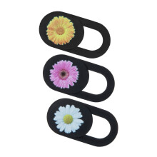 3pcs UltraThin Webcam Cover Slide with Stylish Flower Design for Laptop Tablet Phone Privacy Protection