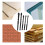 5PCS Type 2 Masonry Drill Bits, Carbide, 1/4in Hex 3
