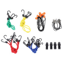 Juego de 32 cordones elásticos 40/32/24/16/10/9 pulgadas 6 colores