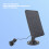 Monocrystalline Solar Panel 10W 5V Waterproof for Wireless Security IP65 Black 4