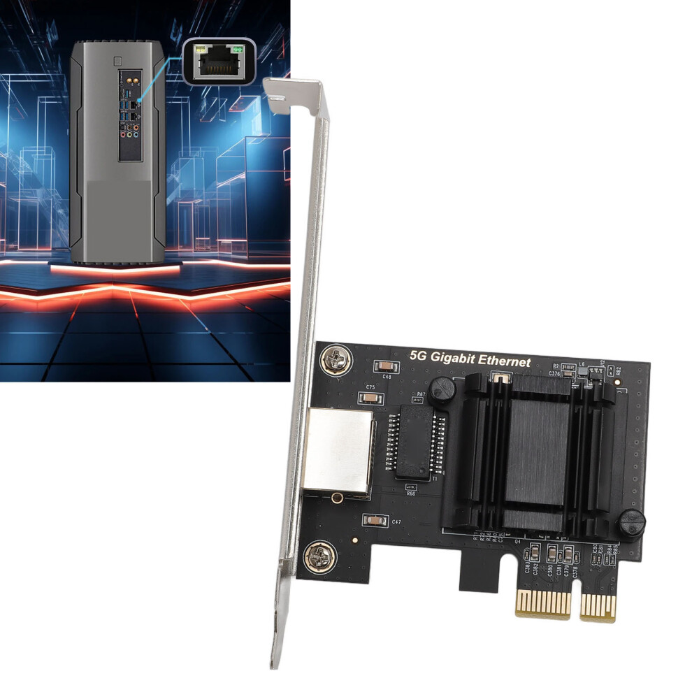 Pcie 5Gbps Network Card Adapter For Win 10/11 & Linux, Pcie X1 5011383433724