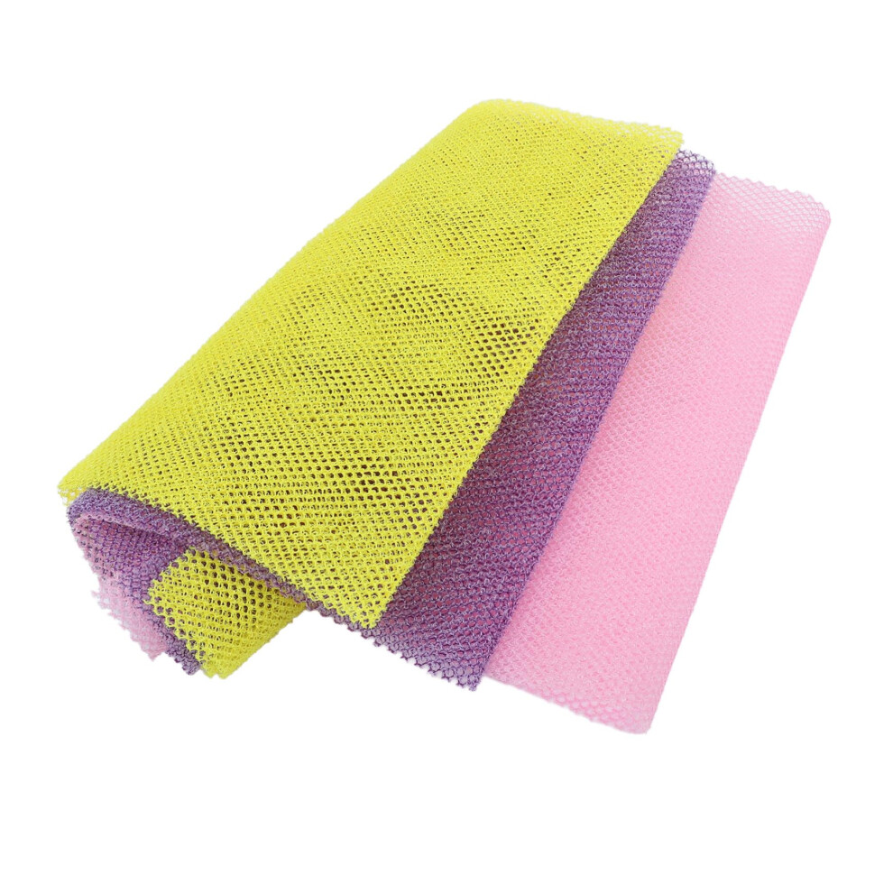 Body Exfoliating Towel Set with Long Back Scrubber for Full Body Gentle SkinFriendly Shower Care