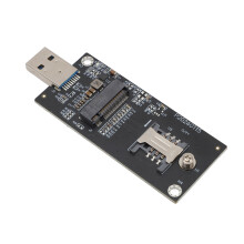 Adattatore WWAN M.2 KeyB a USB 3.0 con slot SIM e 2 antenne, compatibile con 4G/5G