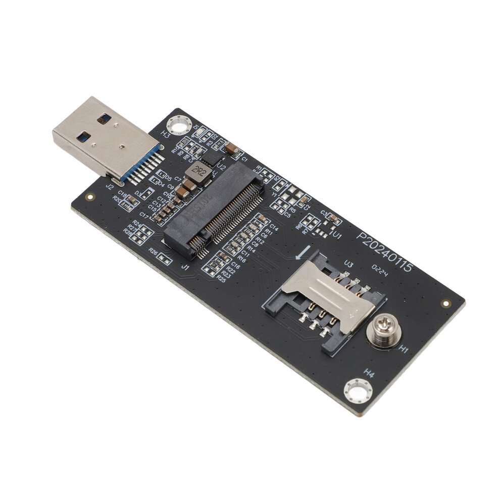 M.2 Key B To Usb 3.0 Ngff Wwan Adapter For 4G/5G With Sim Slot & 2 Antennae 7891383433928