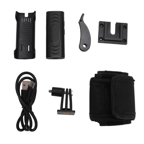 Collier caméra rechargeable pour chat en 1080P avec support et matière ABS 2