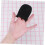 Self Tanning Mitt Set with Back Applicator, Reusable Flocking Gloves for Even Coverage, Black 4