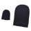Self Tanning Mitt Set with Back Applicator, Reusable Flocking Gloves for Even Coverage, Black 1
