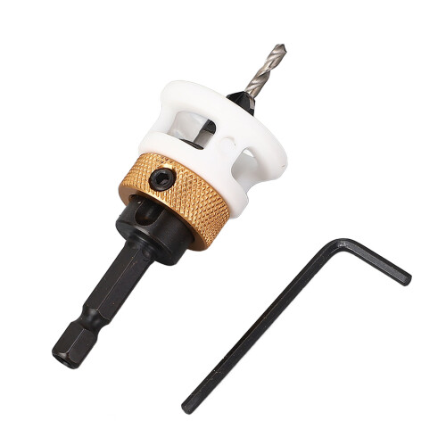 Countersink Drill Bit Set with Depth Stop & Storage 1/4 Inch Hex Shank 2
