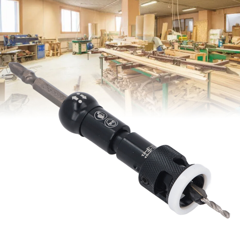 Limit Countersink Drill Set, Adjustable Depth Hole Opener For Woodworking 7901383434167