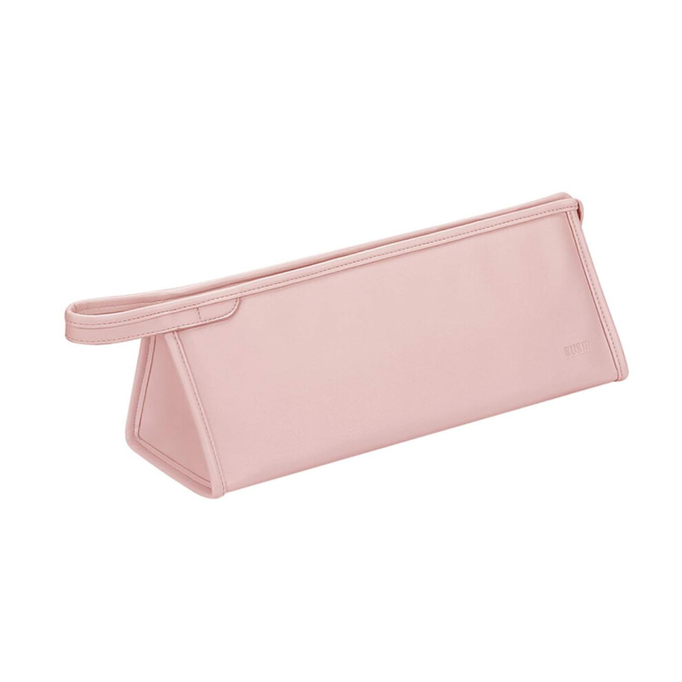 Travel Hair Dryer Case with Dustproof Storage, Portable Makeup and Hair Styling Organizer, Pink
