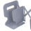 Ausziehbare PP-Buchstütze Grau - Robust verstellbar 11
