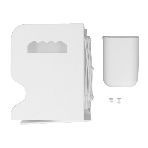 Separador de libros extensible PP 492g blanco de uso pesado 1
