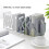 Porta-libros extensible 492.00 g ajustable blanco PP 3
