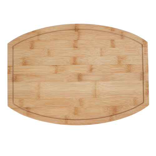 Corner Bamboo Cutting Board with Slot – Space Saving Irregular Shape 1