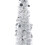 4.9ft PET Pop Up Xmas Tree Silver 910g 1.5m 11
