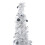 4.9ft PET Pop Up Xmas Tree Silver 910g 1.5m 10