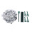 4.9ft PET Pop Up Xmas Tree Silver 910g 1.5m 3