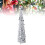 4.9ft PET Pop Up Xmas Tree Silver 910g 1.5m 4