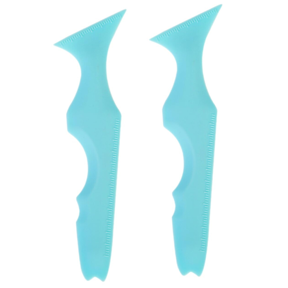 Silicone Eyeliner and Eyebrow Stencil Set with Precise Positioning and Winged Makeup Template