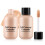 Liquid Concealer Waterproof Full Coverage Matte Finish, LongLasting Lightweight 02 Medium and 03 Deep 1