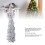 4.9ft PET Pop Up Xmas Tree Silver 910g 1.5m 5