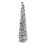 4.9ft Foldable PET Sequin Xmas Tree – Silver Colorful Holiday Decor 7