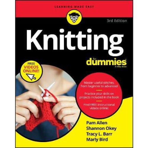 Knitting For Dummies by Marly Bird Paperback Book
