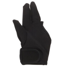 Heat Resistant ThreeFinger Hair Styling Glove for Curling and Straightening, Black Salon Use