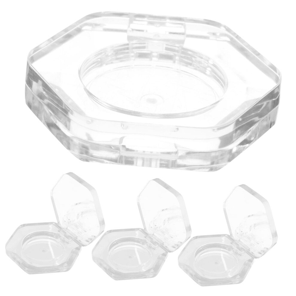 Empty Magnetic Eyeshadow Palette Set with Transparent QuickView Pans, TravelFriendly Compact Case