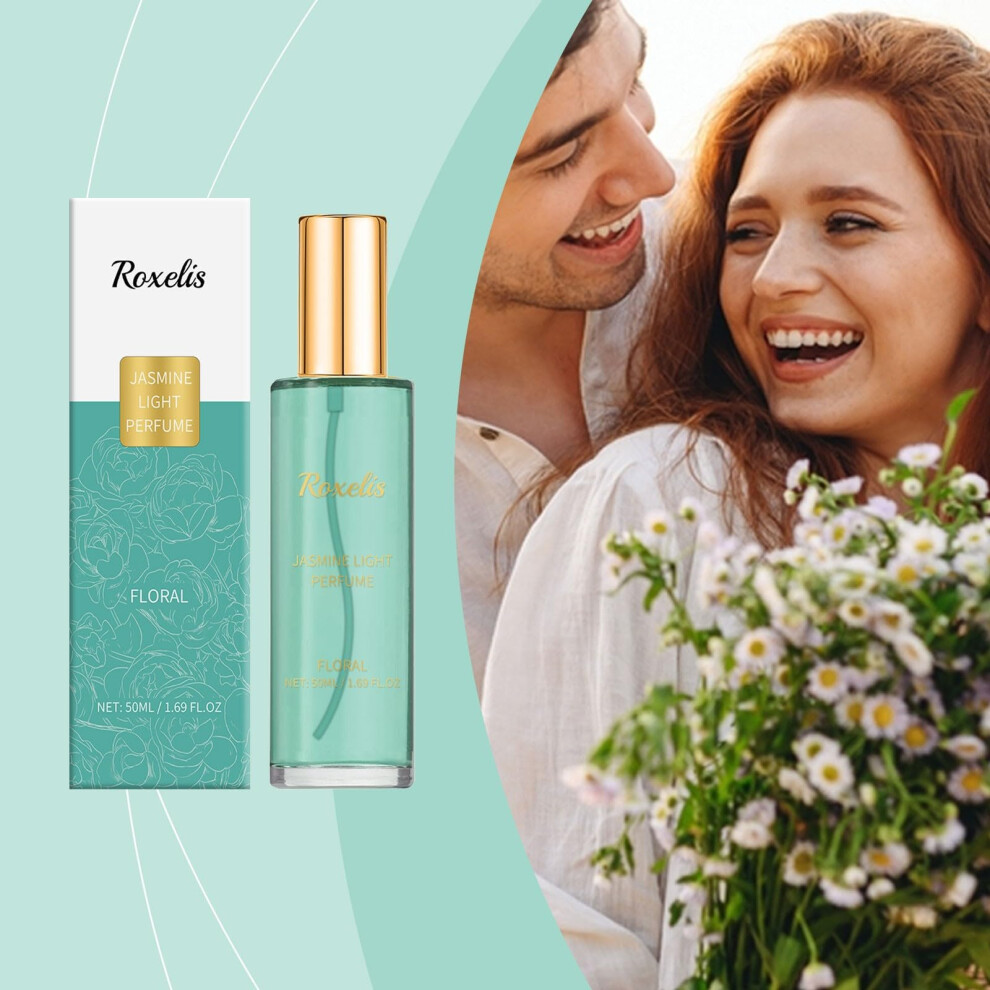 Jasmine Perfume Eau De Toilette 50ml Long Lasting Floral Fragrance for Daytime and Evening Wear
