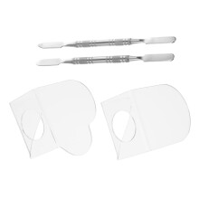Makeup Mixing Palette Acrylic and Stainless Steel Tray for Precise Color Mixing and Easy Clean Surface
